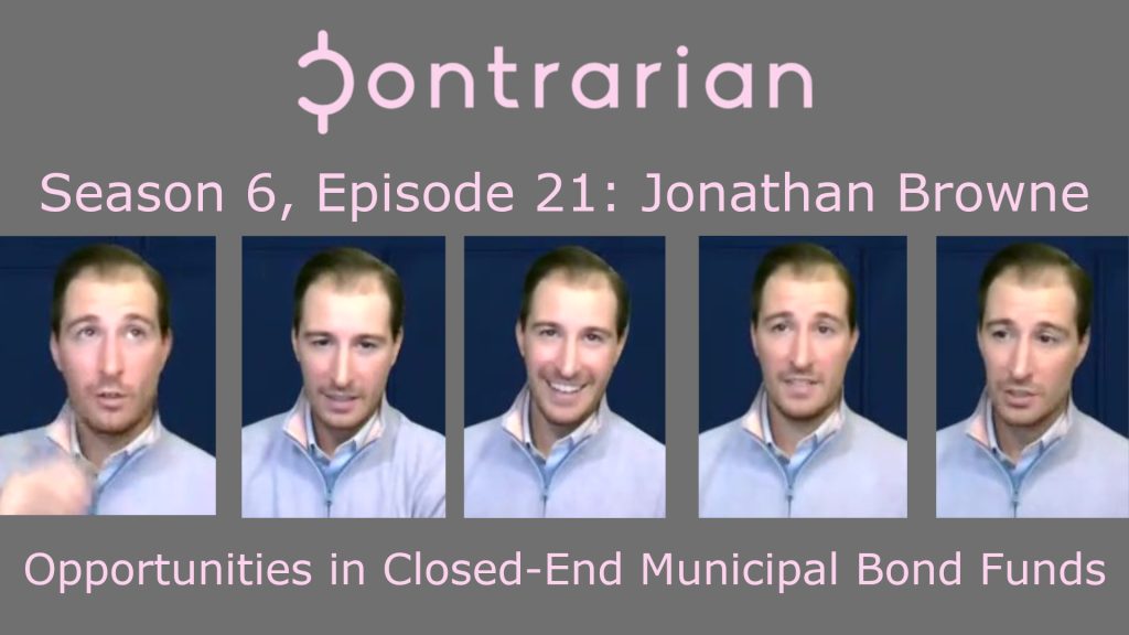 Podcast episode cover art featuring Jonathan Browne, RiverNorth Capital