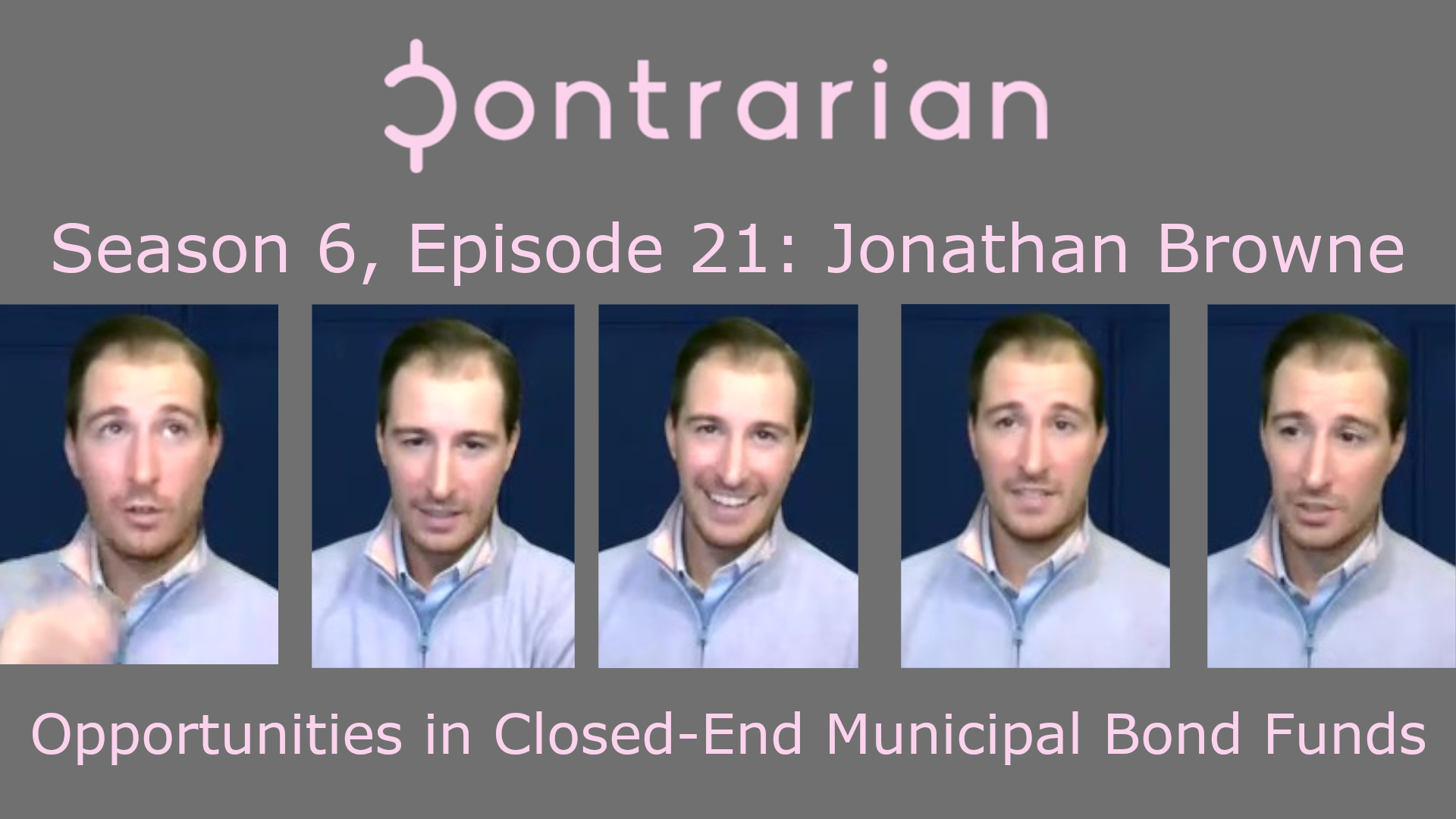 Podcast episode cover art featuring Jonathan Browne, RiverNorth Capital